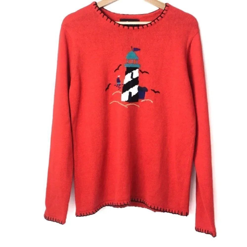 NWT Sag Harbor Sport Petite Knit Sweater in PM